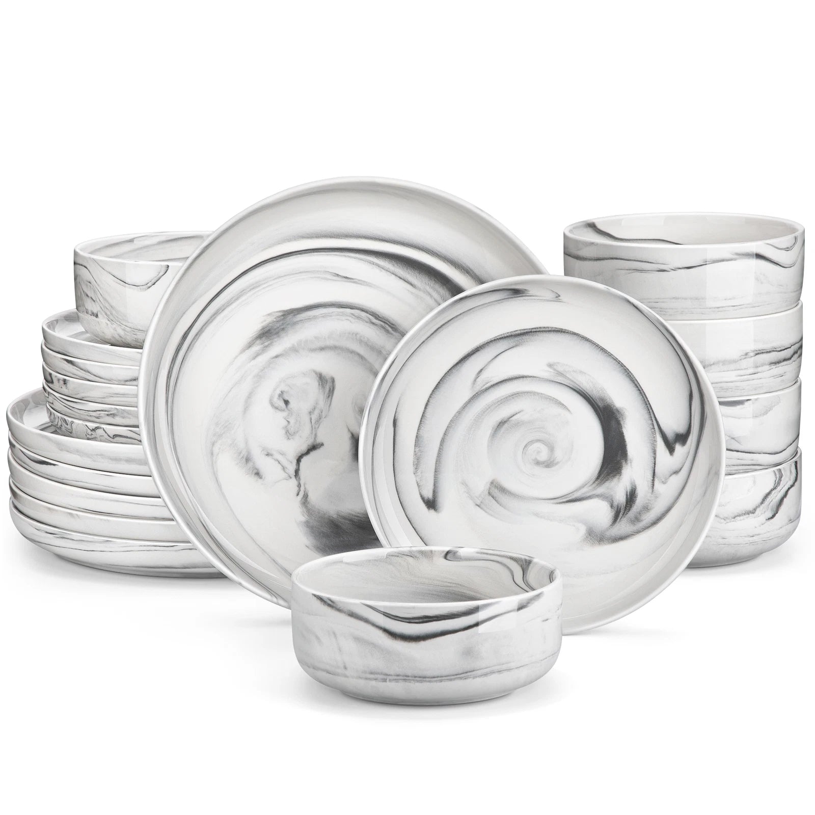 Porcelain Dinnerware Set Dishware Kitchen Tableware Set